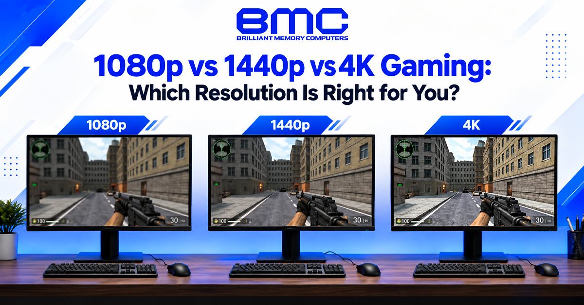 1080p vs 1440p vs 4K Gaming: Which Resolution Is Right for You?