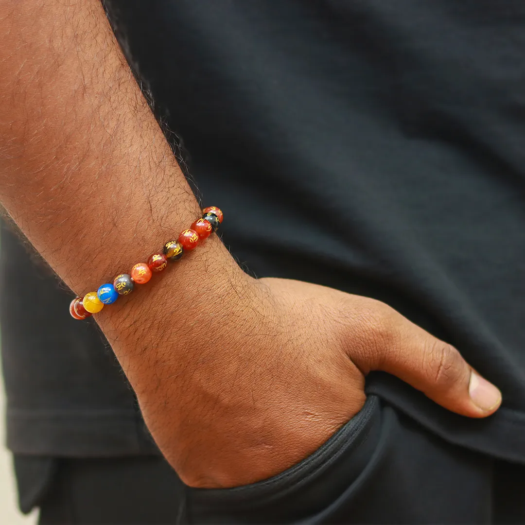 OM MANI PADME HUM MULTI BRACELET-MANTRA ENERGY FOR INNER PEACE - 2
