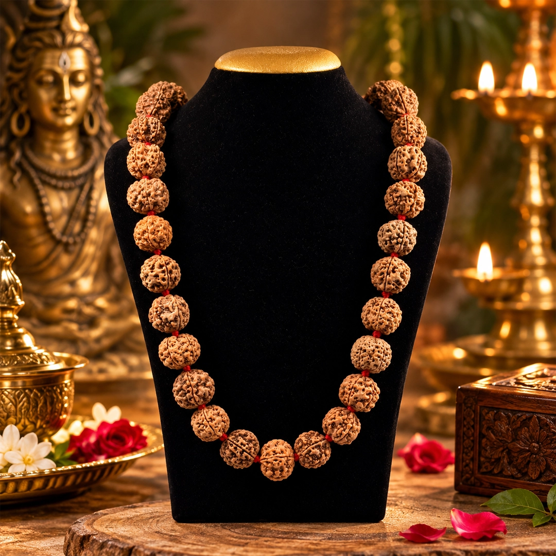 5 Mukhi Nepali Rudraksha 45 Beads