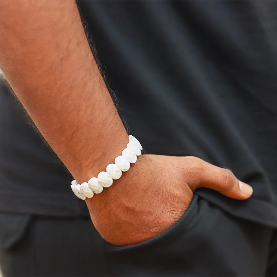 HOWLITE OVAL BRACELET - 2