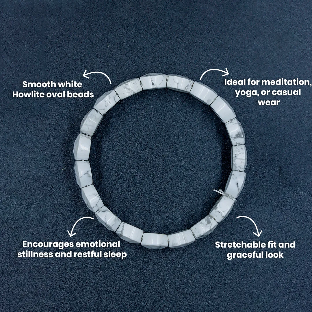 HOWLITE OVAL BRACELET - 3