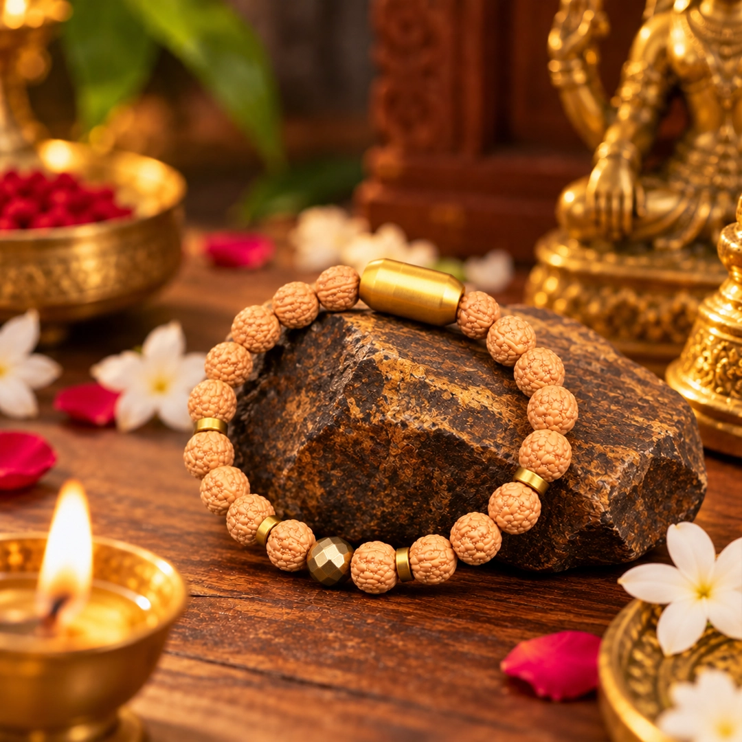 Rudraksha Magnet Bracelet - 3