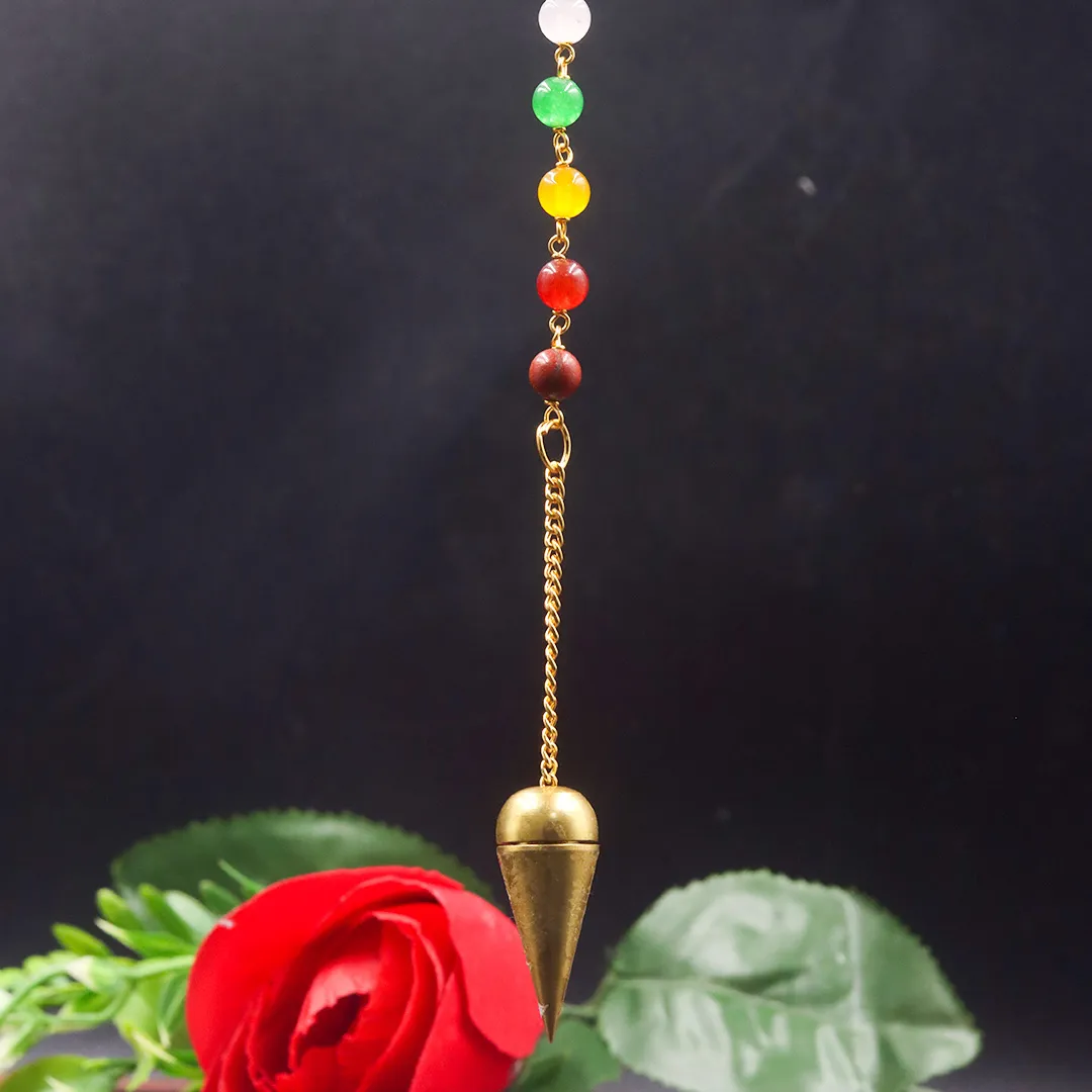 7 CHAKRA GOLDEN PENDULUM