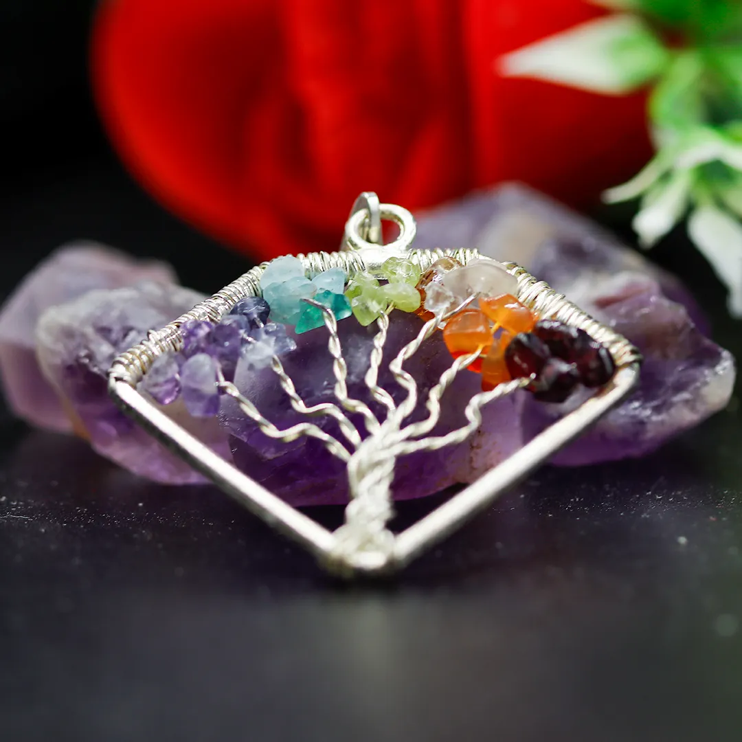 7 CHAKRA PENDANT (MULTI)