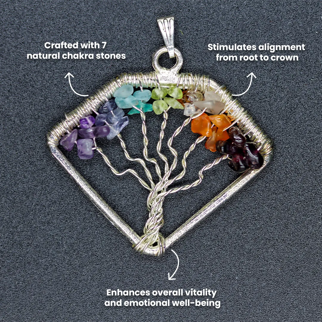 7 CHAKRA PENDANT (MULTI) - 2