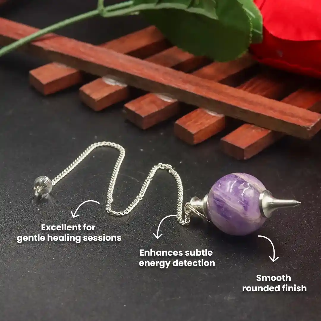 AMETHYST ROUND PENDULUM - 2