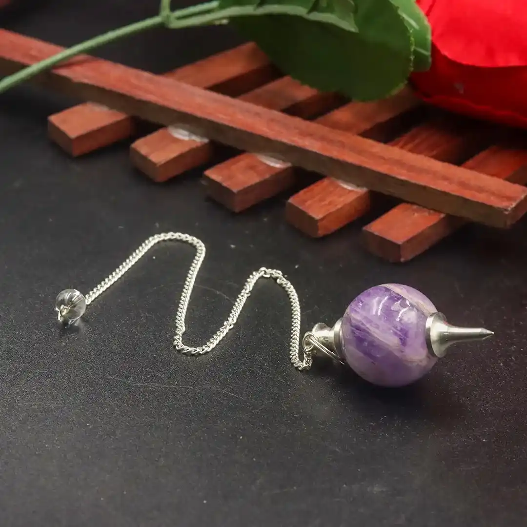 AMETHYST ROUND PENDULUM - 3