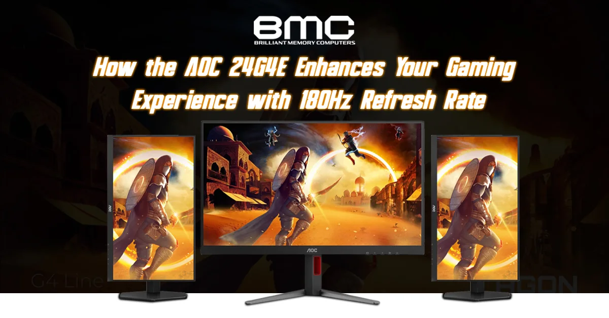 How the AOC 24G4E Enhances Your Gaming Experience with 180Hz Refresh Rate