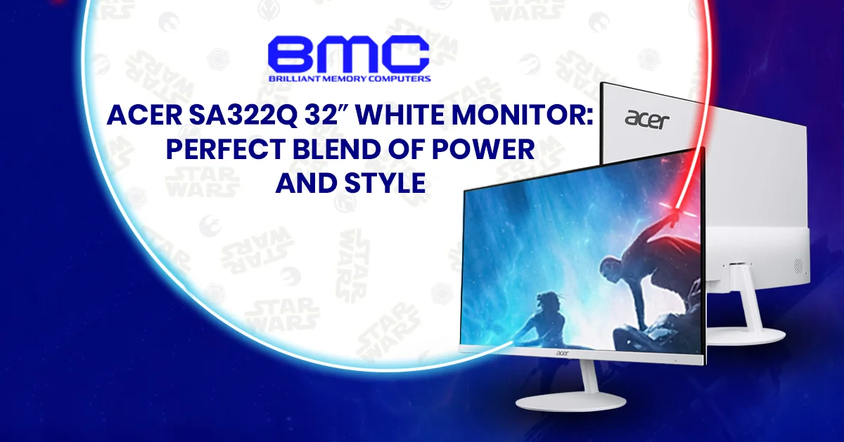 Acer​‍​‌‍​‍‌​‍​‌‍​‍‌ SA322Q 32″ White Monitor: Perfect Merge of Power and Style