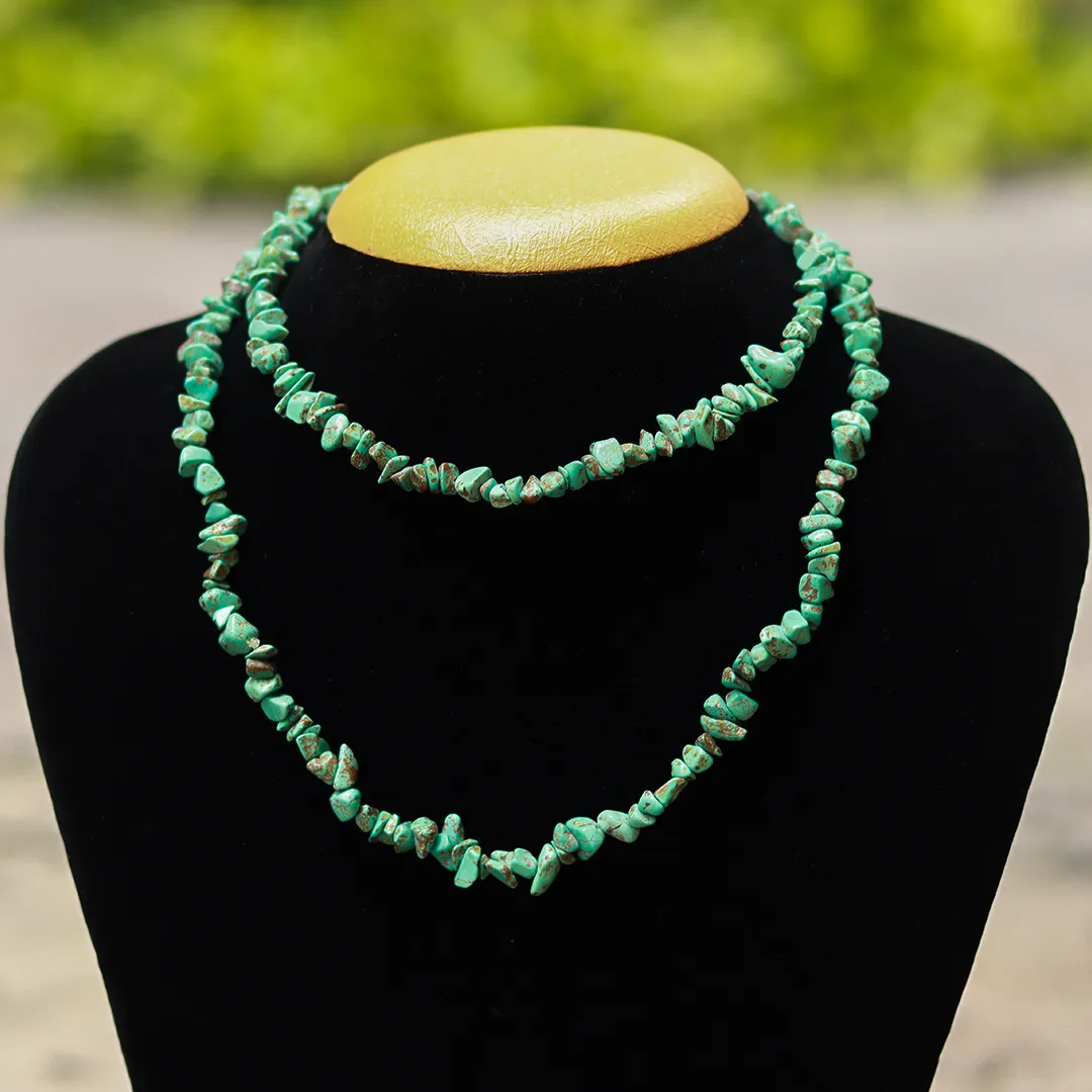 AMAZONITE CHIP MALA - 2