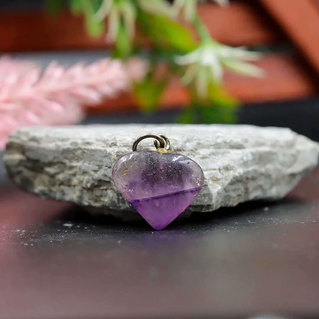 AMETHYST HEART PENDANT