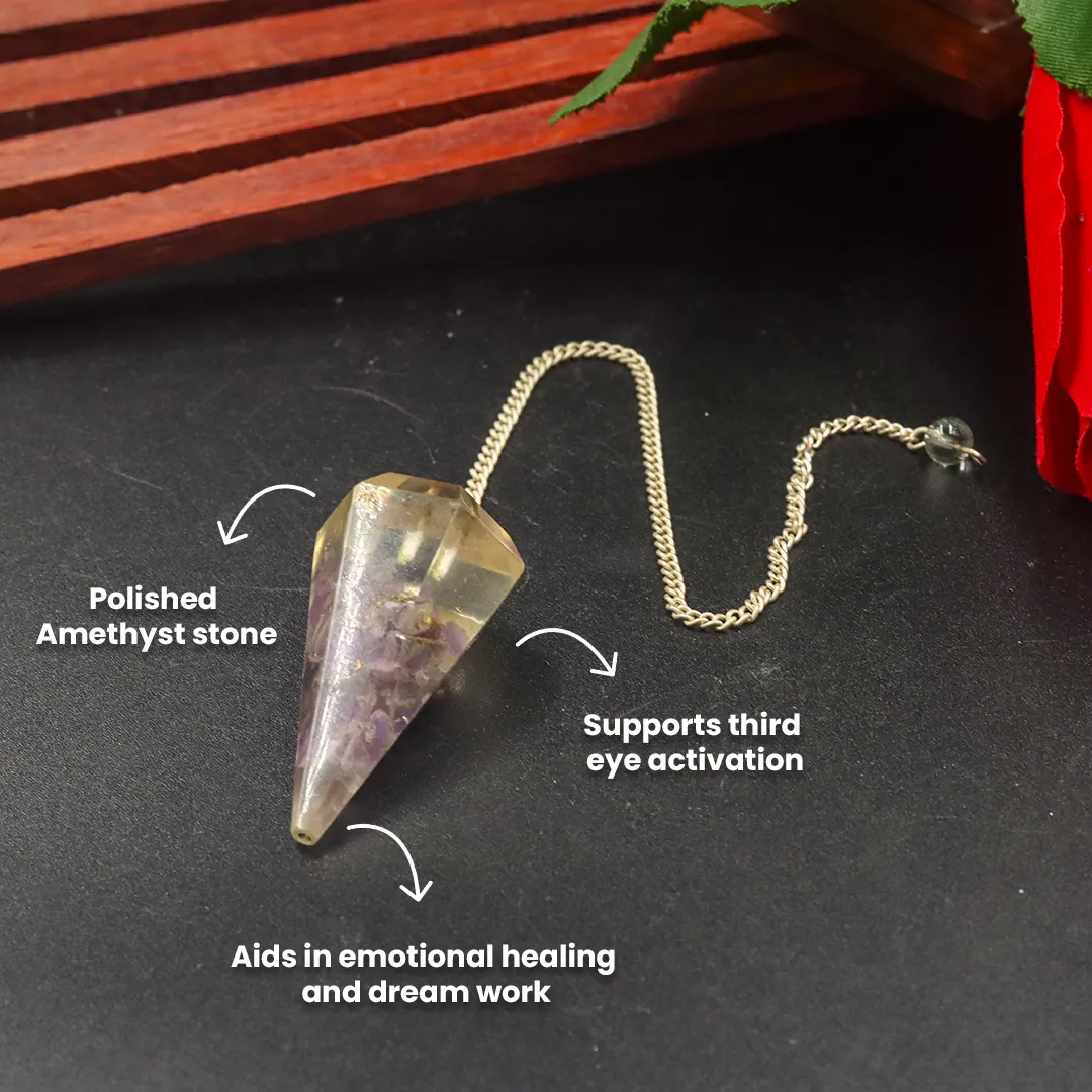 Amethyst Pendulum - 3
