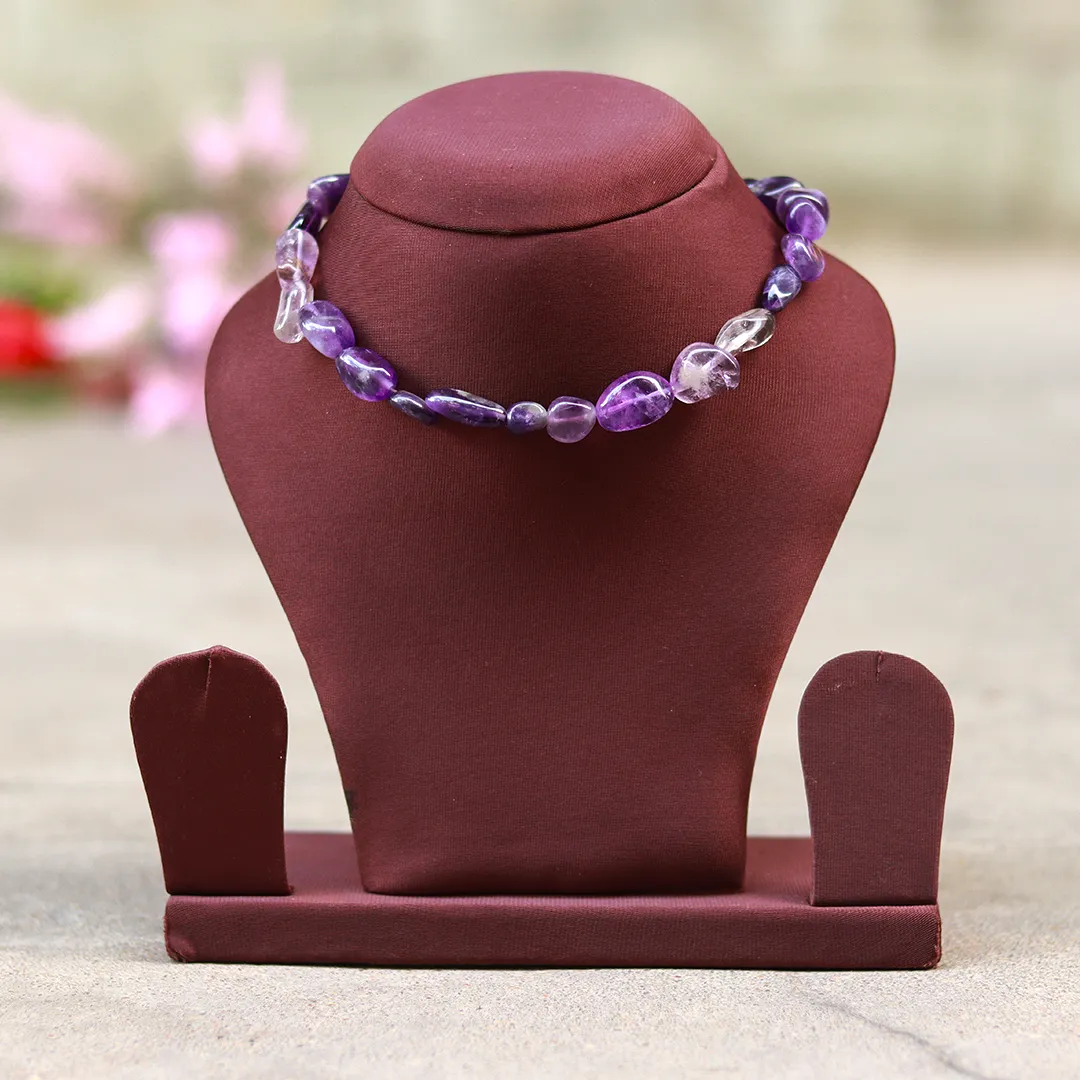AMETHYST TUMBLE MALA