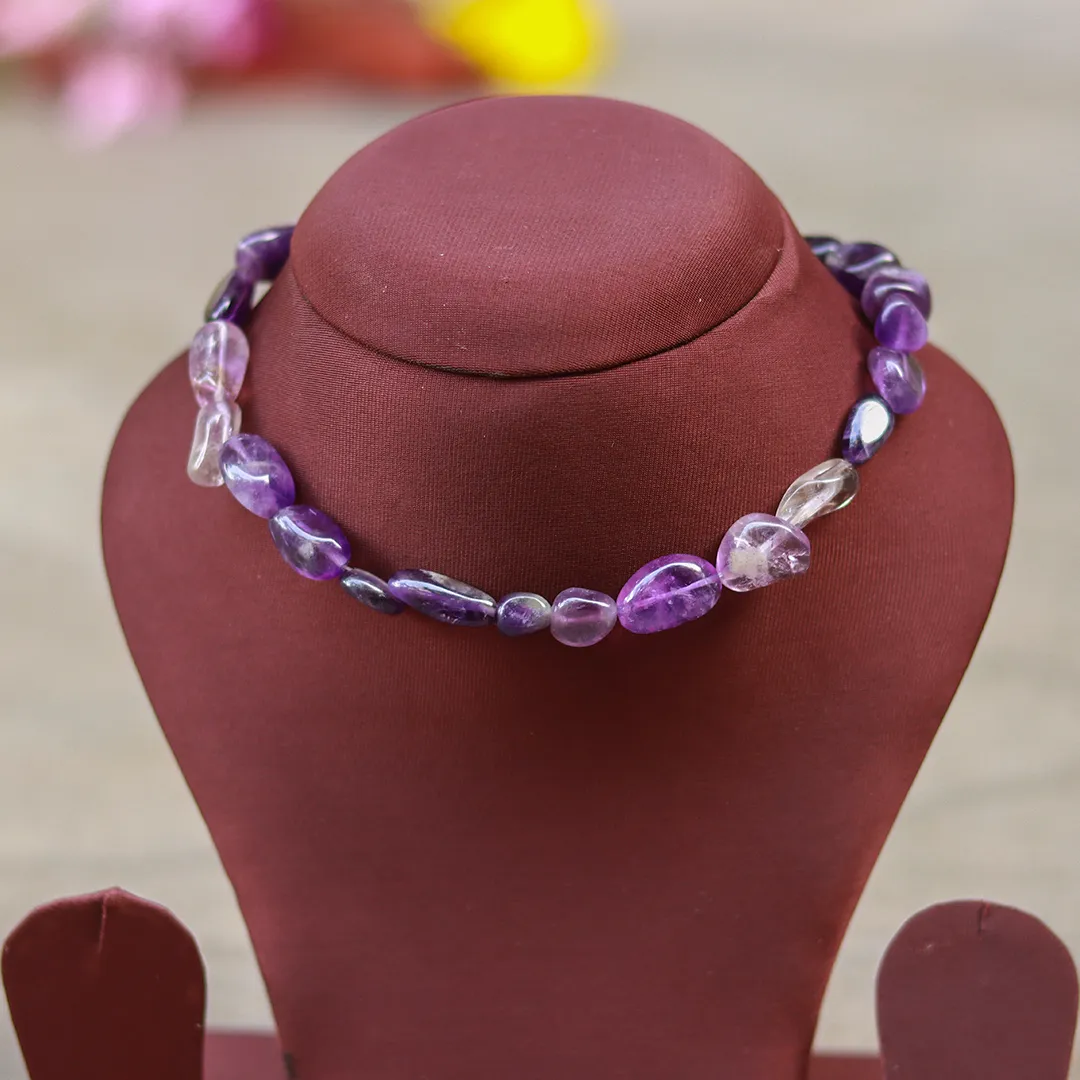 AMETHYST TUMBLE MALA - 2
