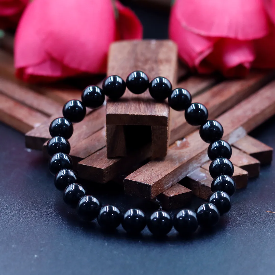 BLACK OBSIDIAN BRACELET - hover