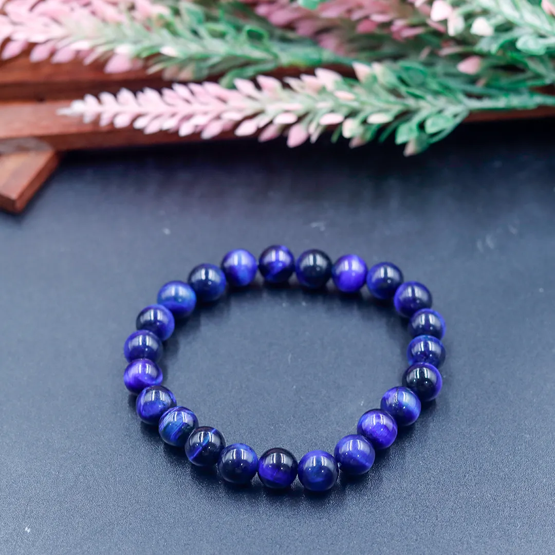 BLUE TIGER EYE BRACELET