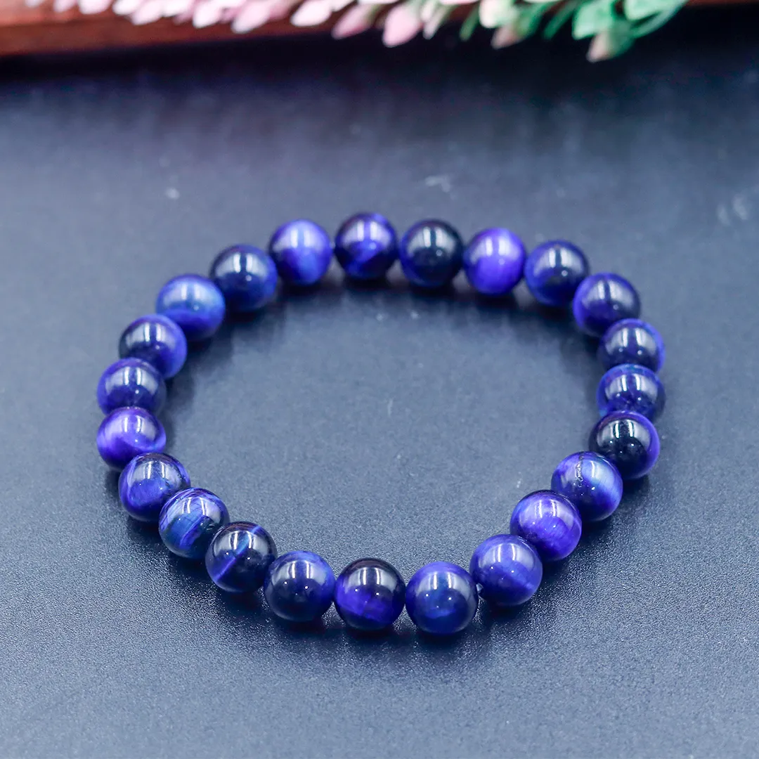 BLUE TIGER EYE BRACELET - hover