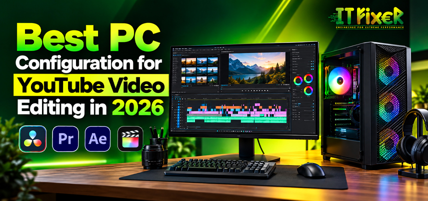Best PC Configuration for YouTube Video Editing in 2026
