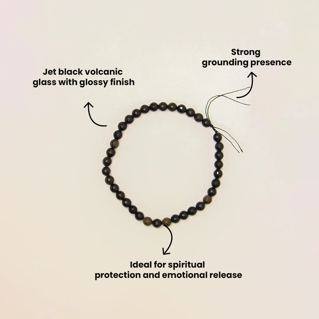 BLACK OBSIDIAN MALA - 3