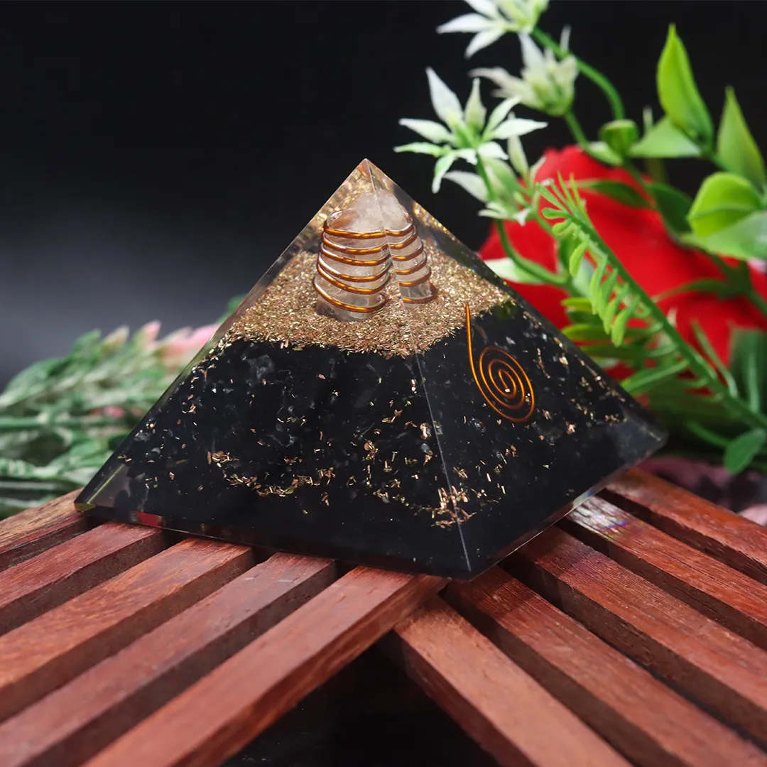 BLACK TOURMALINE PYRAMID - 2