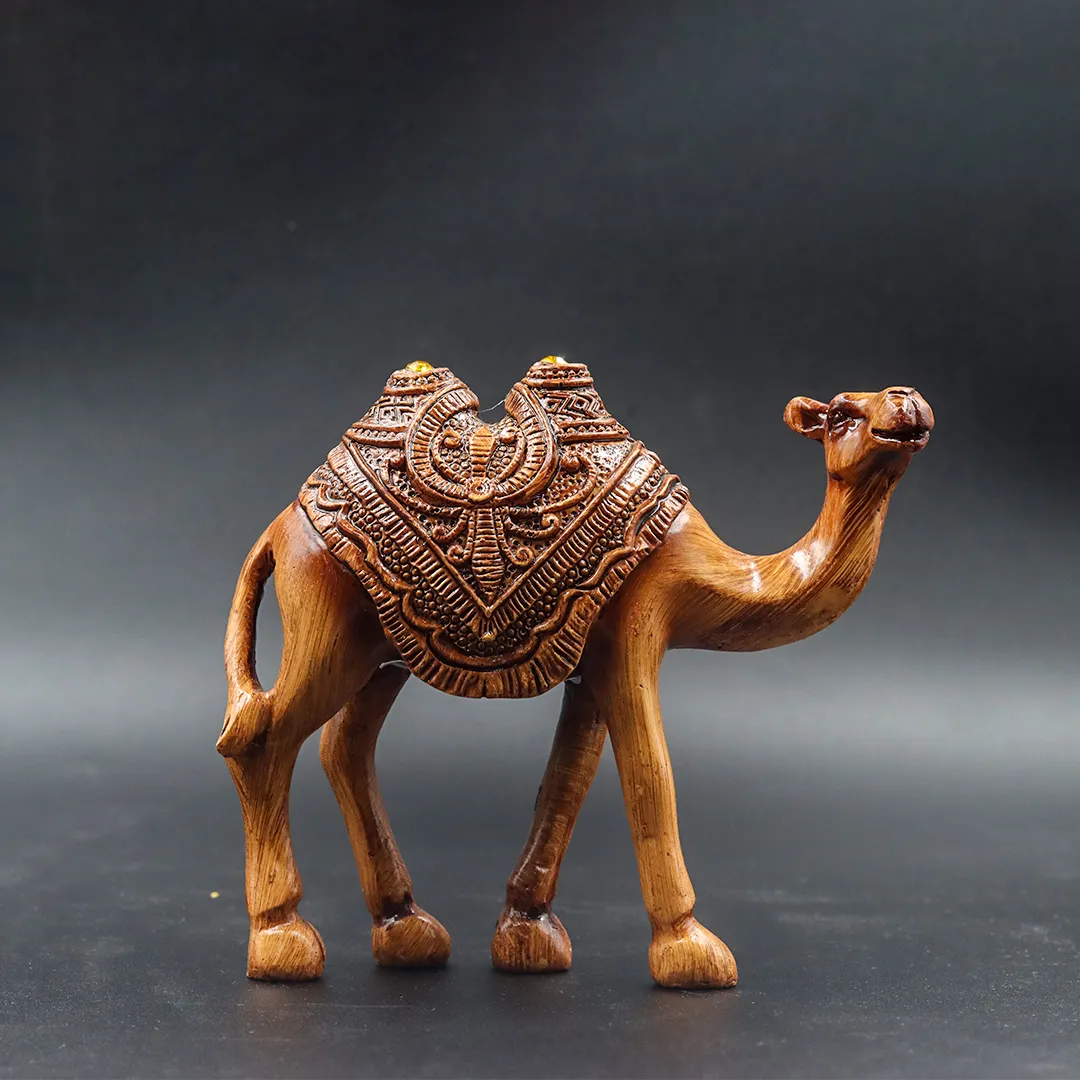 CAMEL WOODEN STATUE BIG