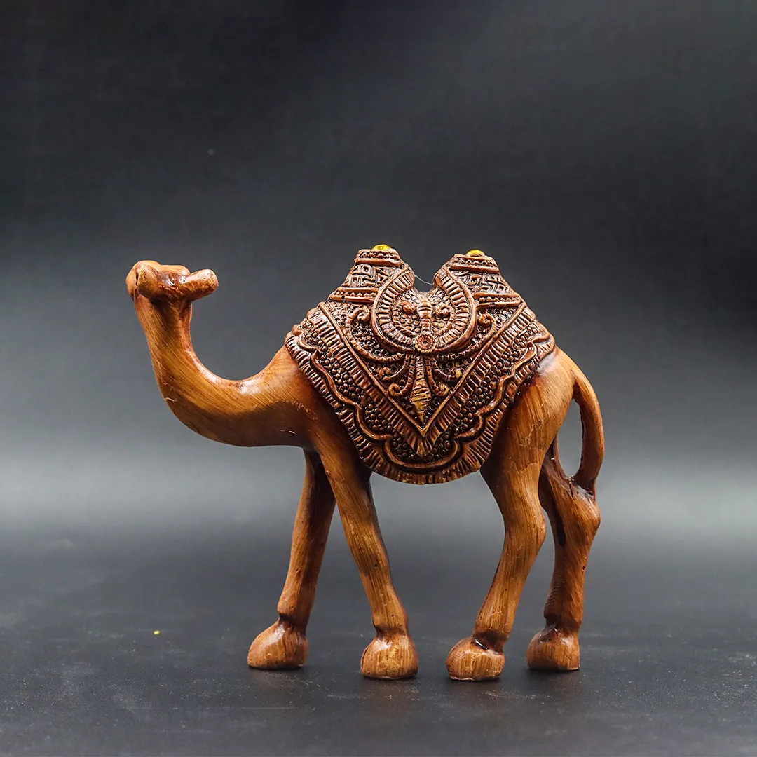 CAMEL WOODEN STATUE BIG - 3