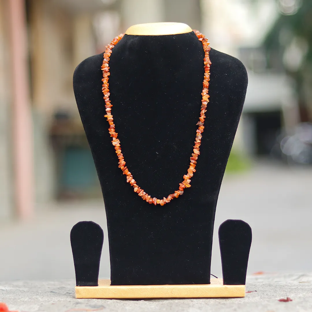 Carnelian Chip Mala