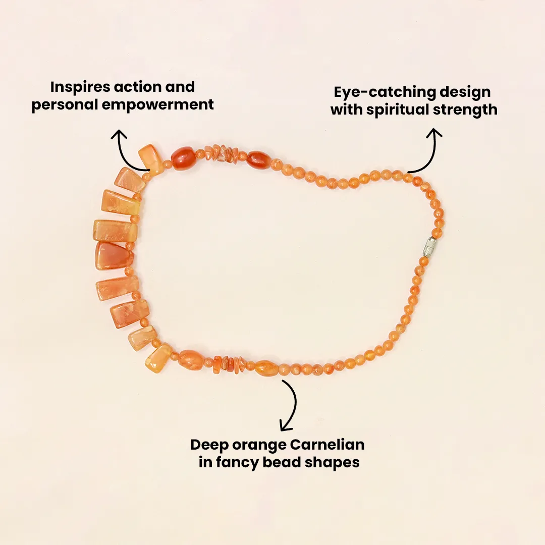 CARNELIAN ANTIQUE MALA - 3