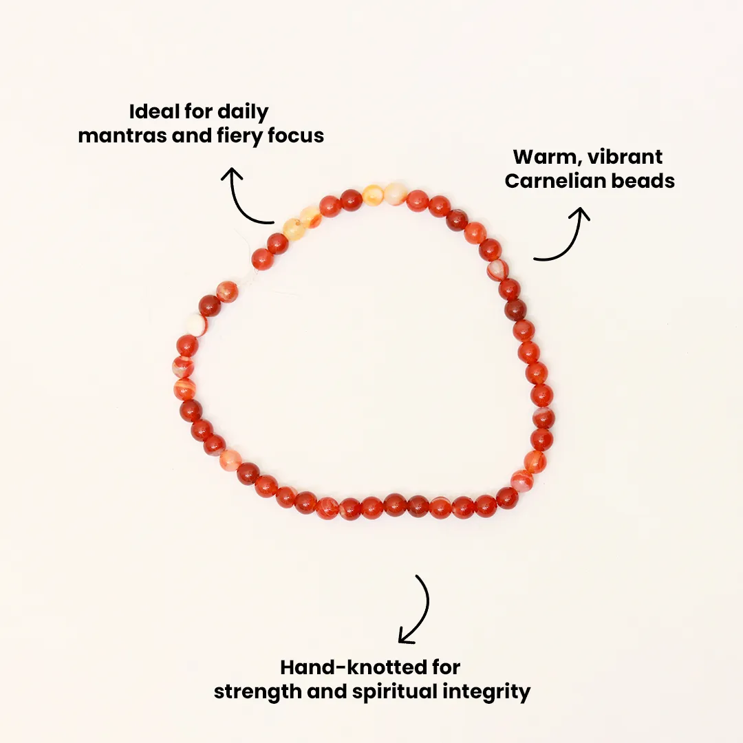 CARNELIAN MALA - 3