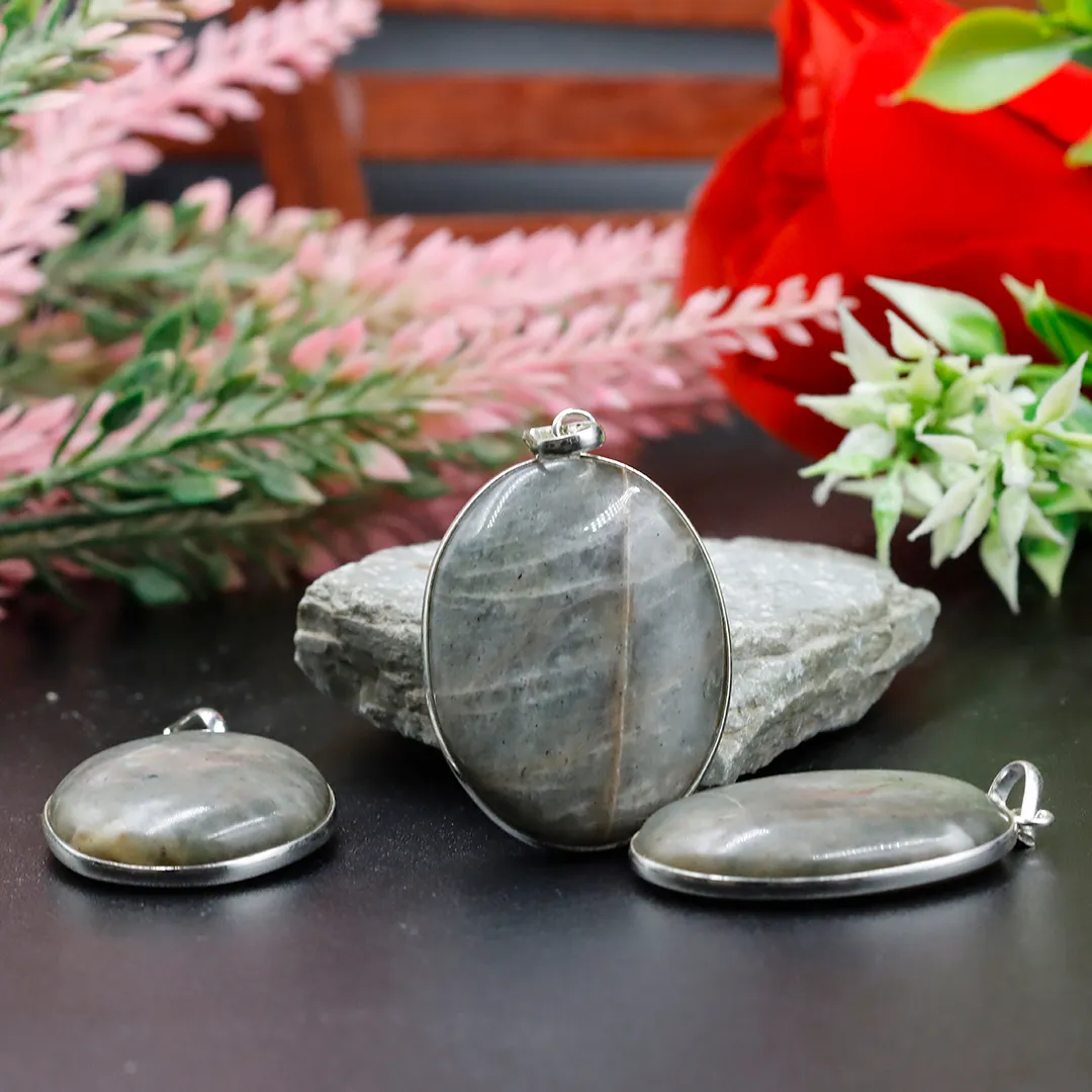 Cat Oval Pendant - 2