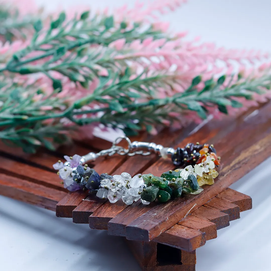 7 Chakra Chips Premium Bracelet