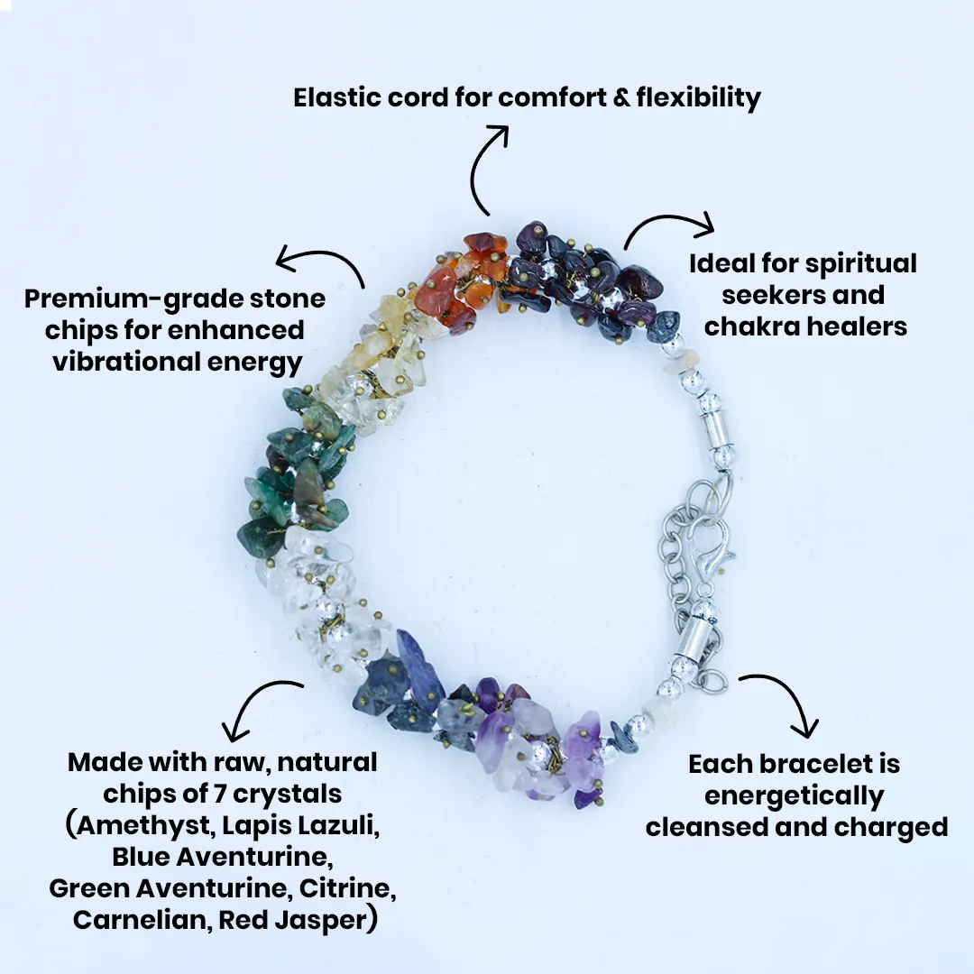 7 Chakra Chips Premium Bracelet - 3
