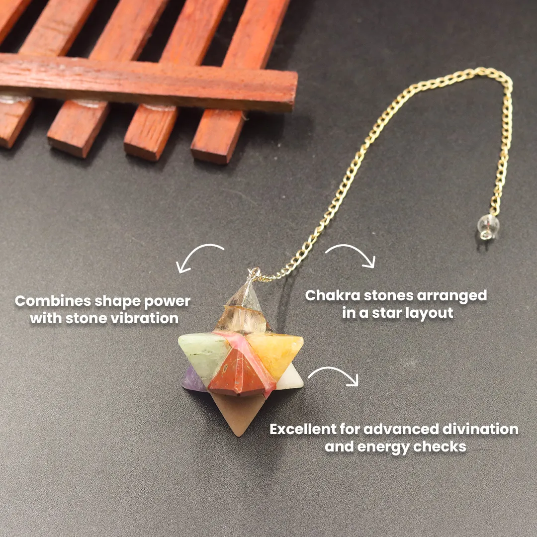 7 CHAKRA STAR PENDULUM - 3