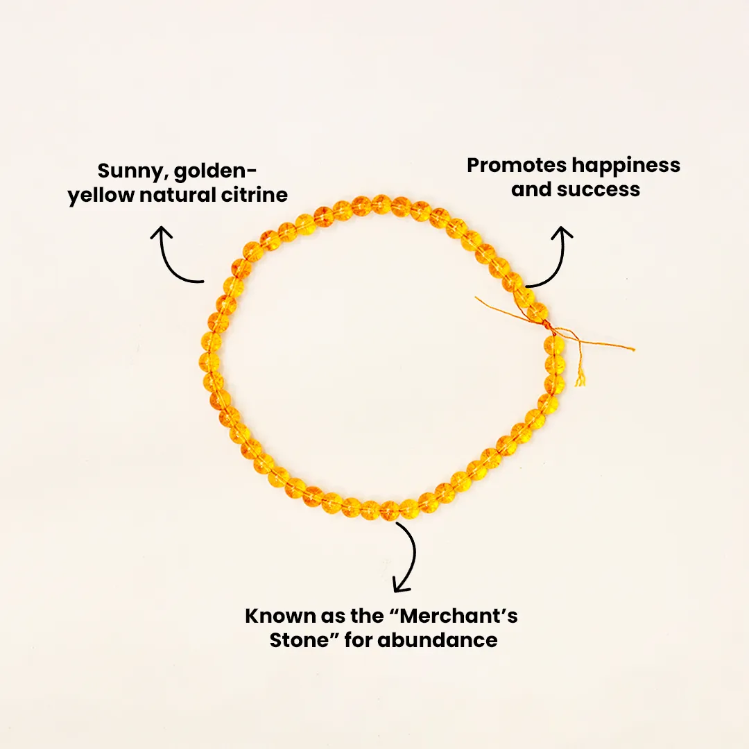 CITRINE MALA - 3