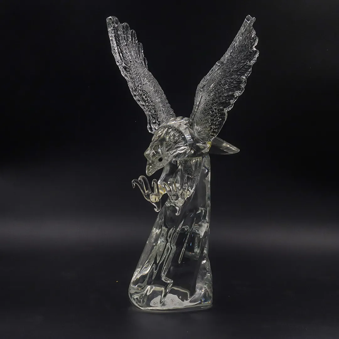 CRYSTAL EAGLE STATUE FENG SHUI