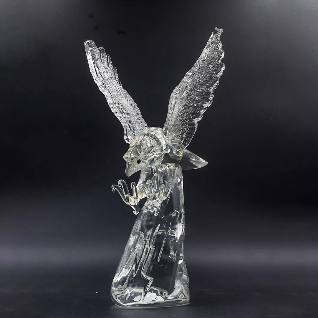 CRYSTAL EAGLE STATUE FENG SHUI - 3