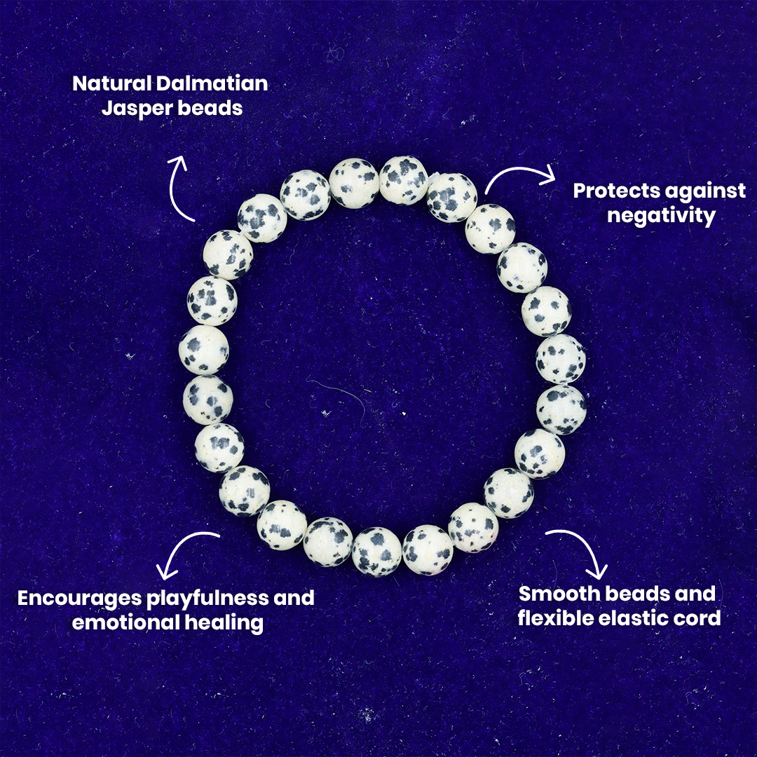 DALMATIAN JASPER BRACELET - 3