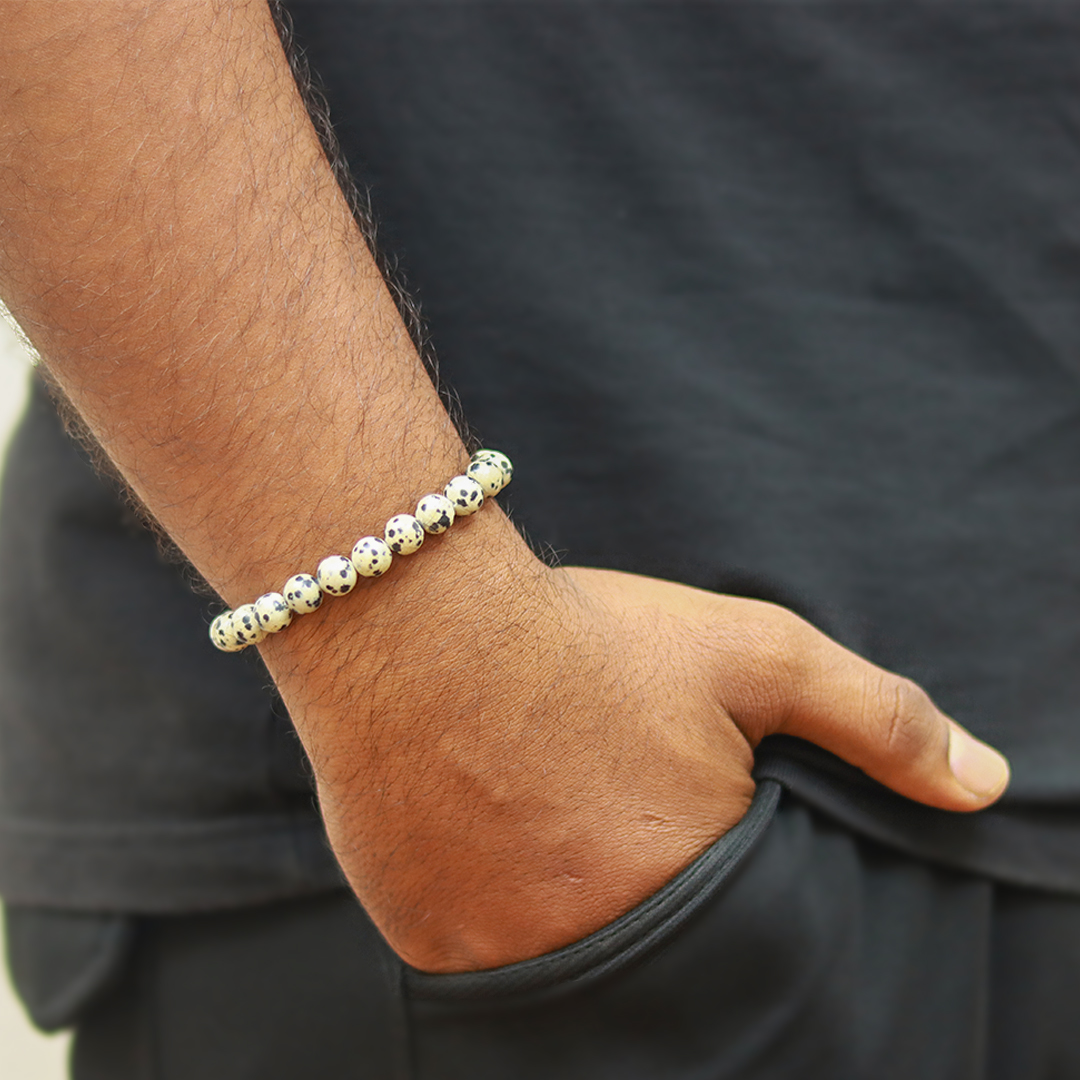 DALMATIAN JASPER BRACELET - 2
