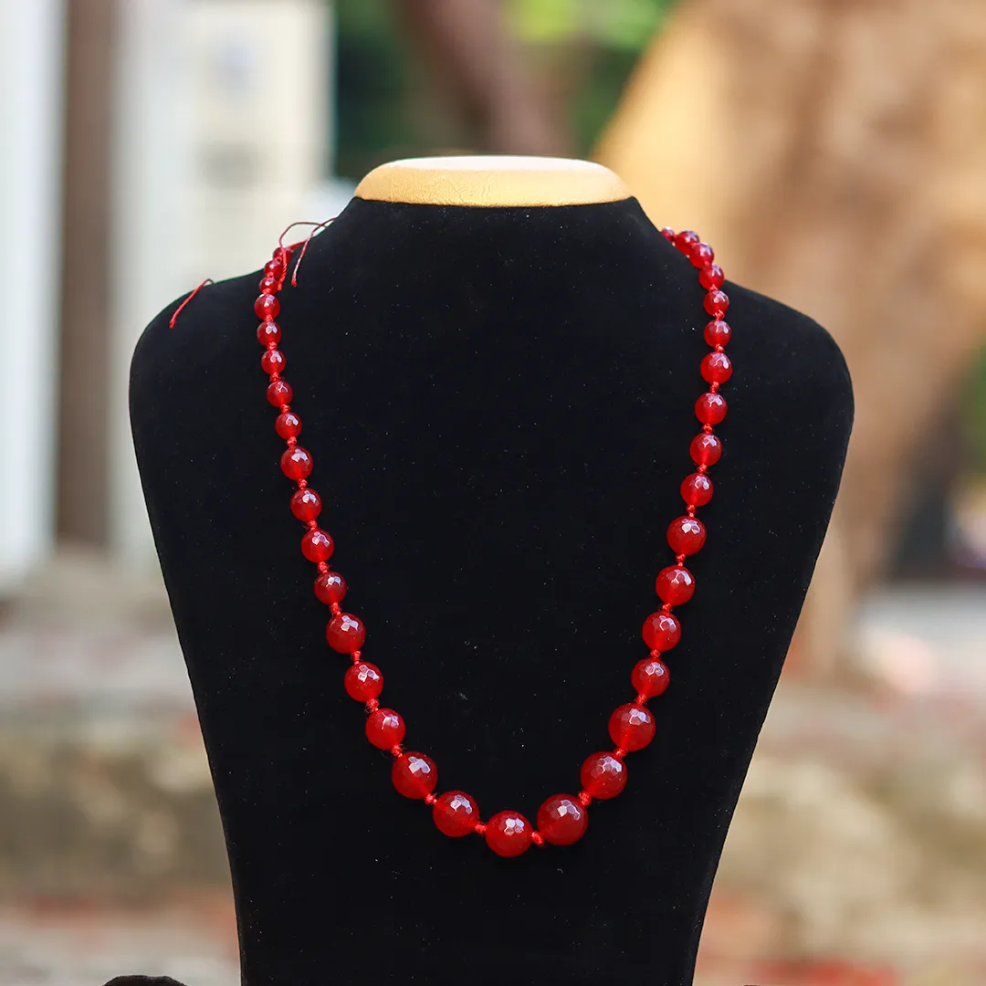 DYED ONYX RED MALA