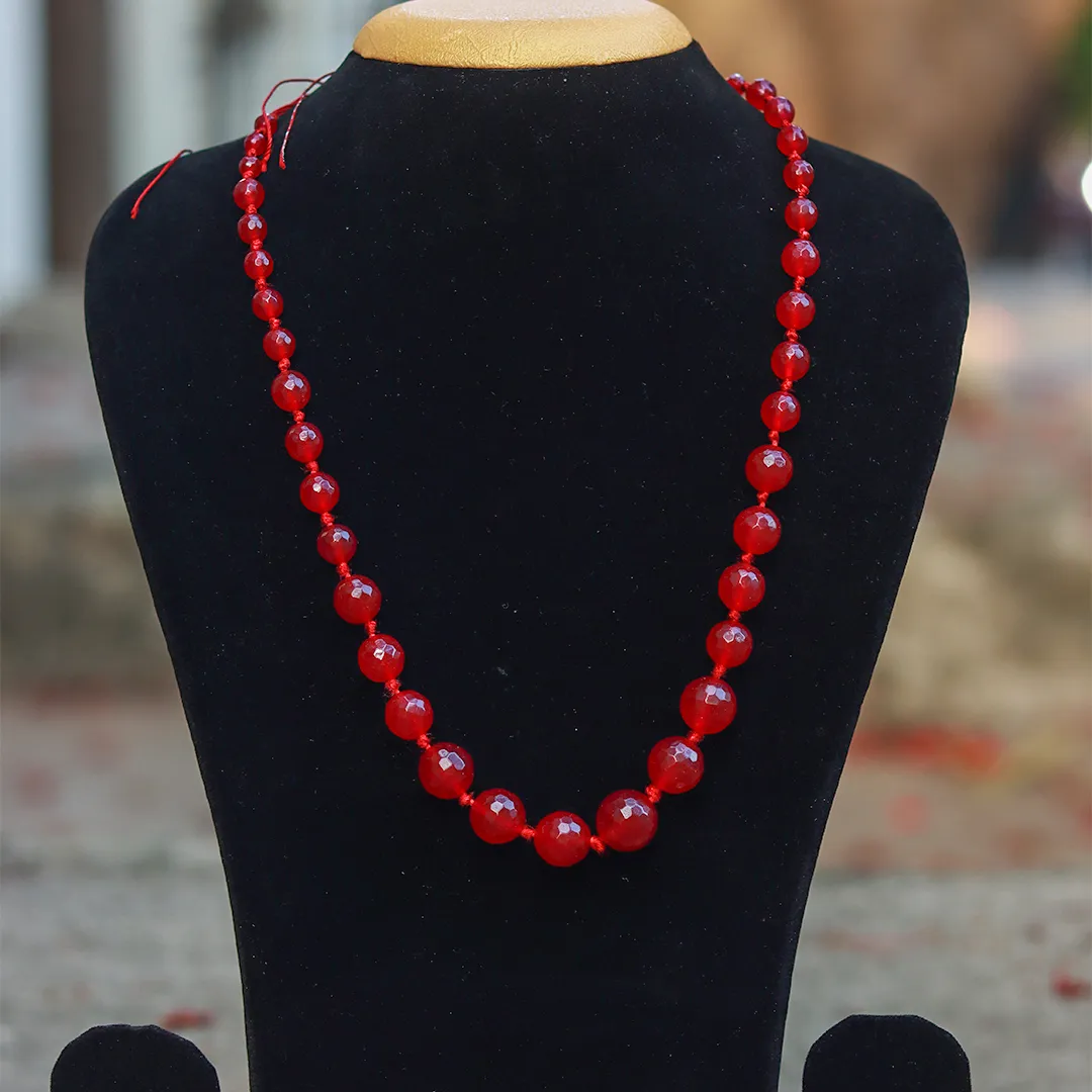 DYED ONYX RED MALA - 2