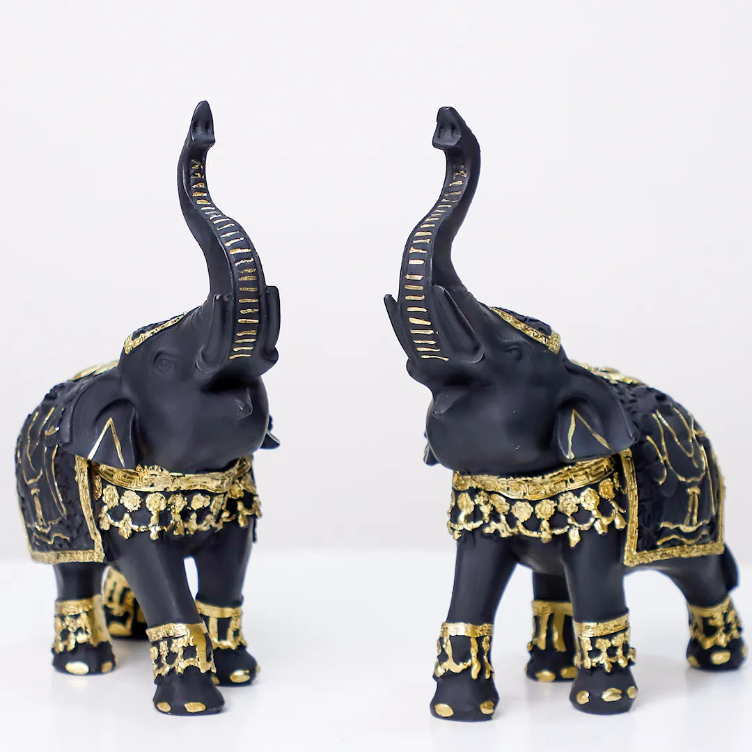ELEPHANT BLACK STATUE