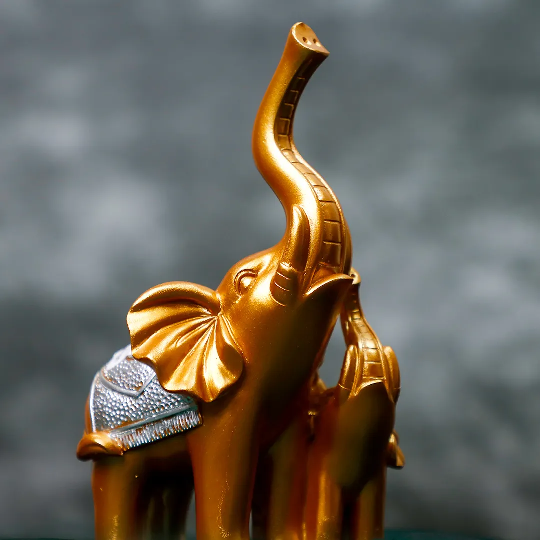 ELEPHANT GOLDEN STATUE -S - 2