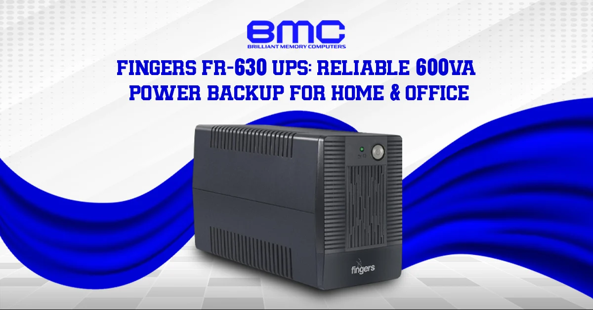 FINGERS FR-630 UPS: Reliable 600VA Power Backup for Home & Office