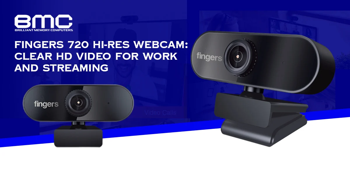FINGERS​‍​‌‍​‍‌​‍​‌‍​‍‌ 720 Hi-Res Webcam: Clear HD Video for Work and Streaming