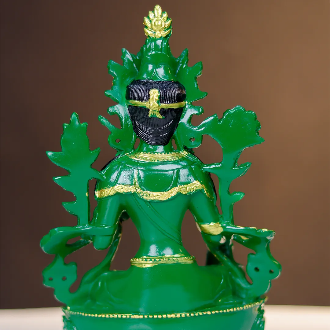 GREEN TARA STATUE - hover