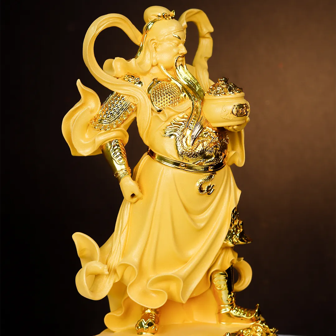 GUAN YU GOLDEN STATUE - 3