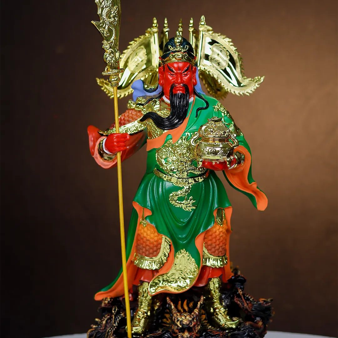 GUAN YU RED COLOUR STATUE