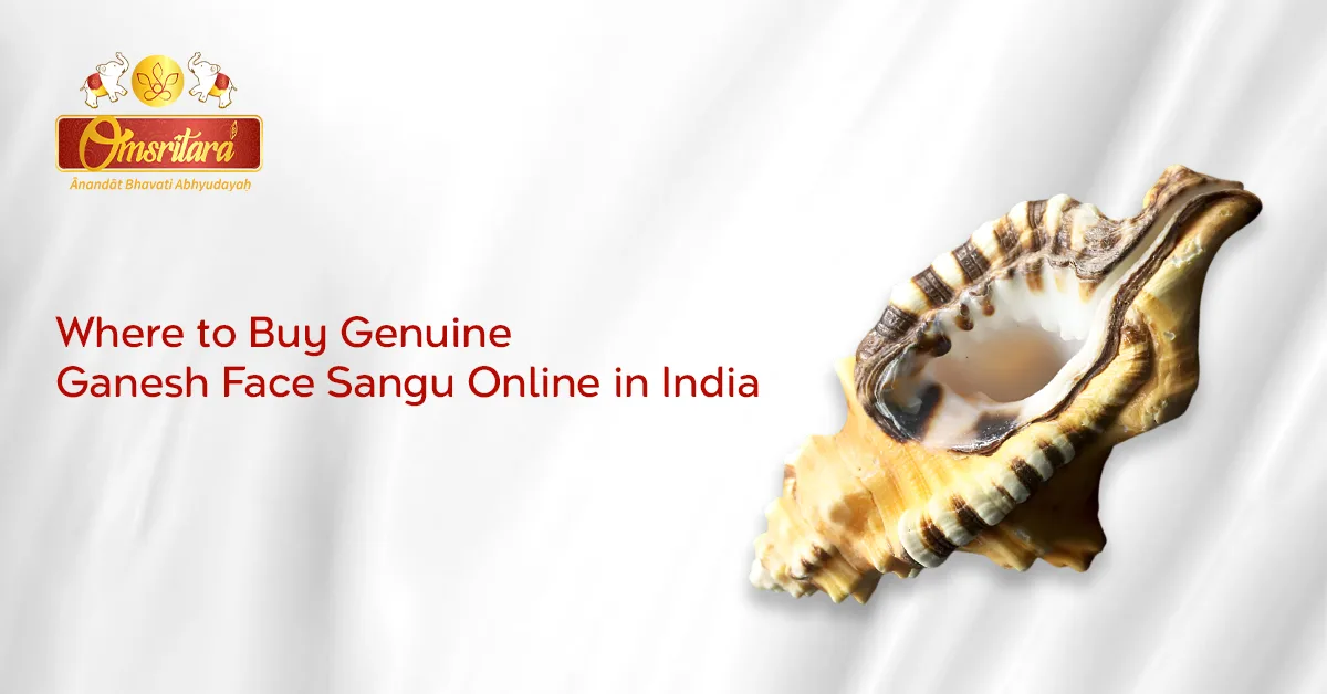 Where to Buy Genuine Ganesh Face Sangu Online in India