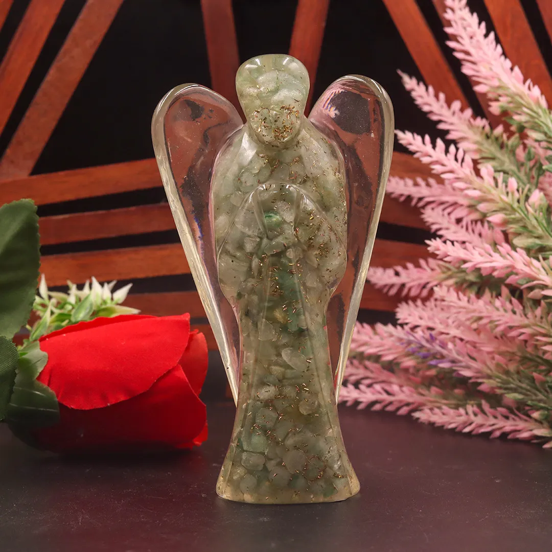 GREEN AVENTURINE ANGEL -BIG