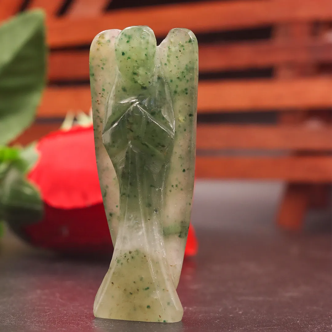 GREEN AVENTURINE ANGEL-MEDIUM - 2